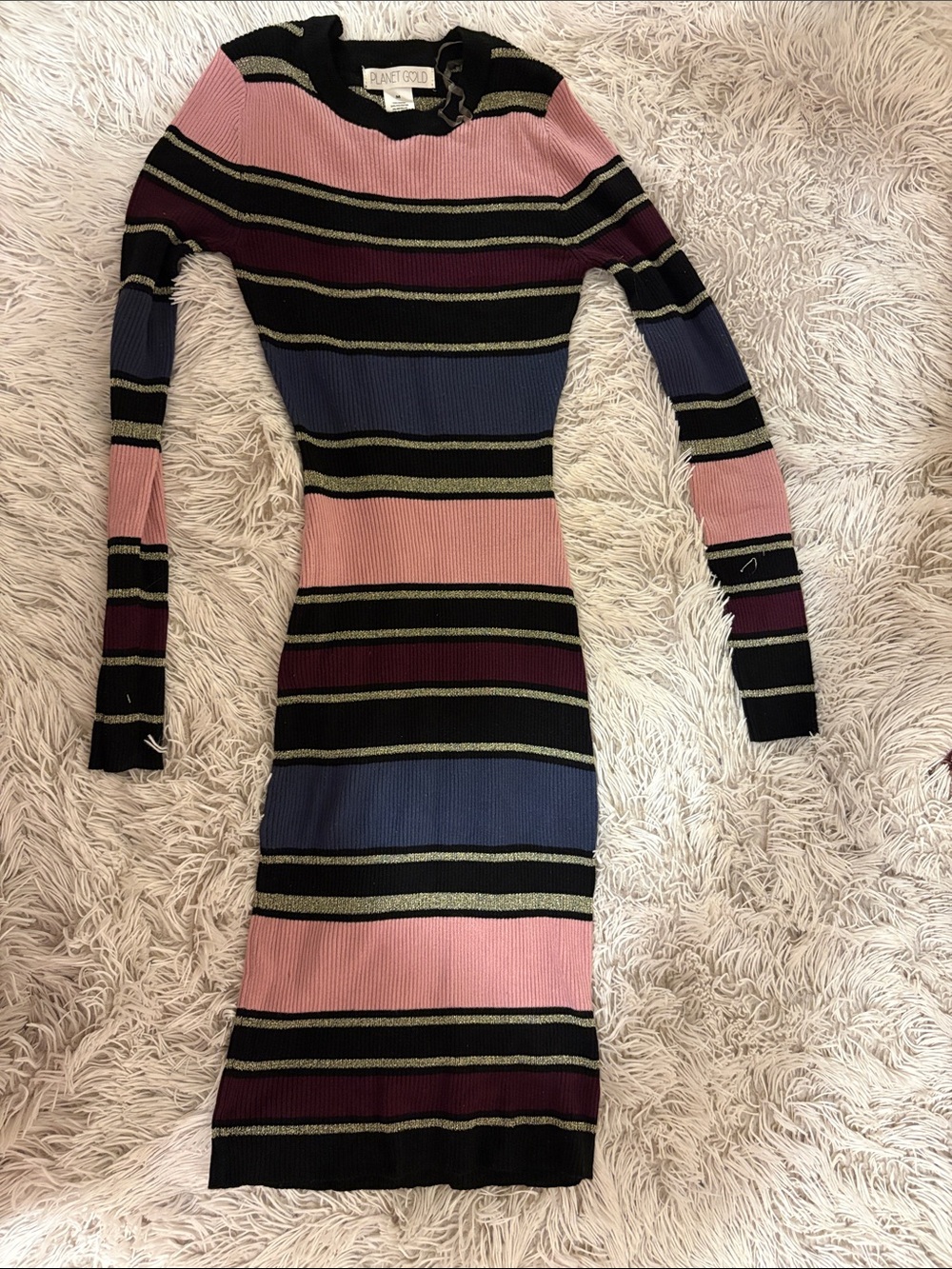 Long Sleeved Tight Stretchy Dress